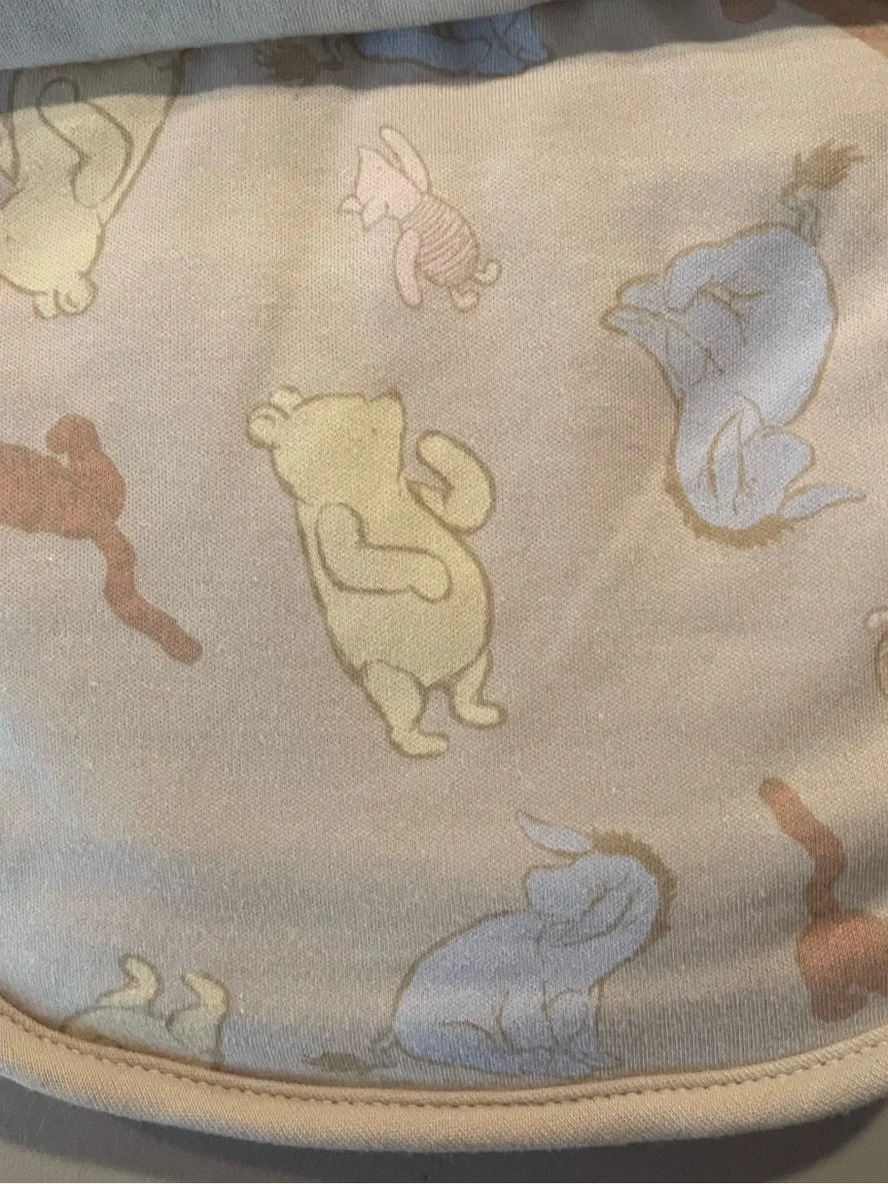 Disney Baby Pooh & Piglet Applique Burp Cloths - Yellow, Pink, Cream